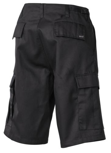 US Bermuda, BDU, schwarz, mit Seitentaschen