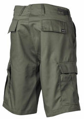 US Bermuda, BDU, oliv, mit Seitentaschen
