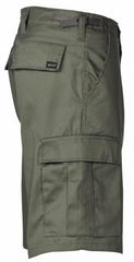 US Bermuda, BDU, oliv, mit Seitentaschen
