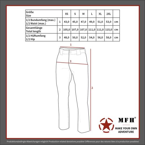 Trekking Hose, "Rachel", schwarz