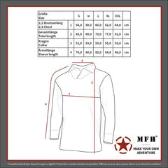 US Tactical Hemd, langarm, HDT-camo FG