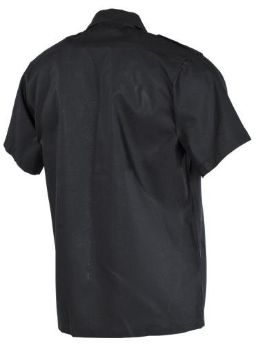 US Hemd, kurzarm, schwarz