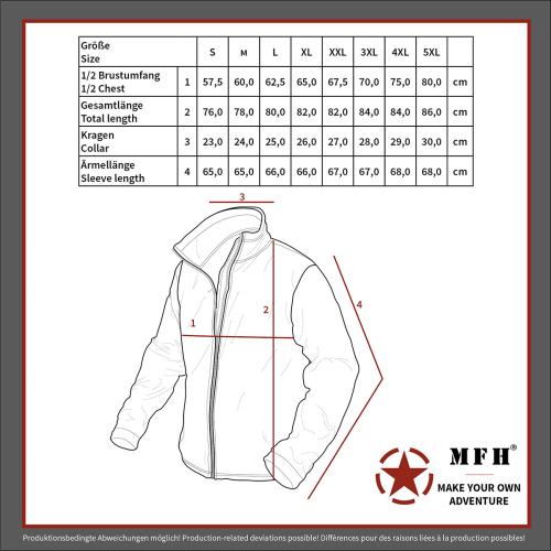BW Unterziehjacke, "Kälteschutz", oliv