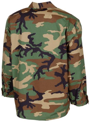 US BDU Feldjacke, Rip Stop, woodland