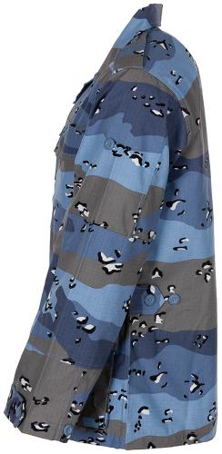 US BDU Feldjacke, Rip Stop, chocolate chip blue camo