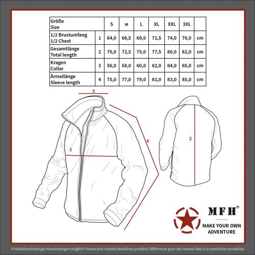 US Softshell Jacke, oliv, GEN III, Level 5