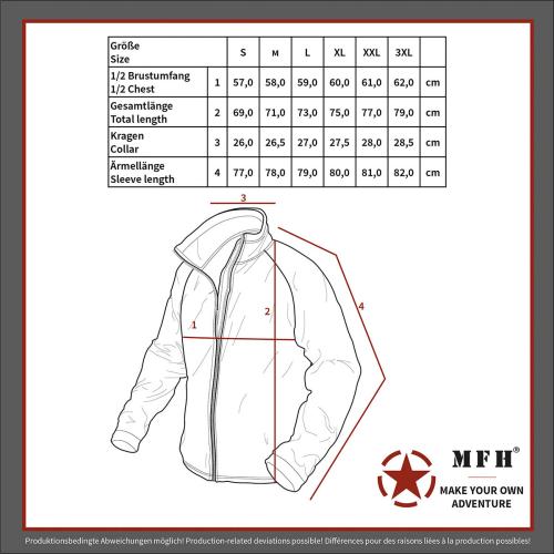 Softshell Jacke, "Protect", schwarz