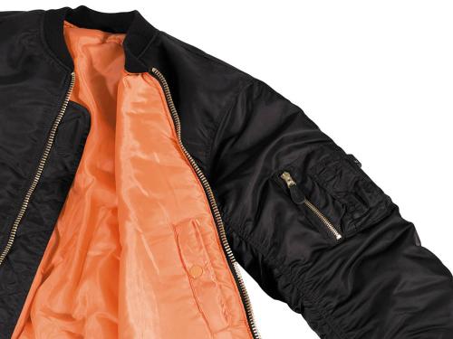 US Pilotenjacke MA1, schwarz