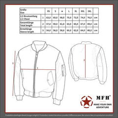 US Pilotenjacke MA1, oliv