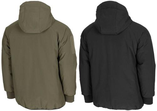 Thermojacke, wendbar, oliv/schwarz