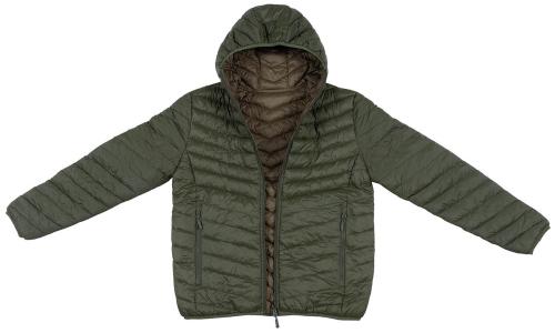 Thermojacke, wendbar, gesteppt, oliv/braun