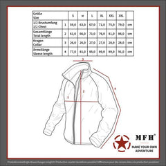 Brit. Thermojacke, schwarz