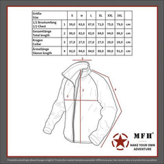 Brit. Thermojacke, wendbar, oliv/khaki