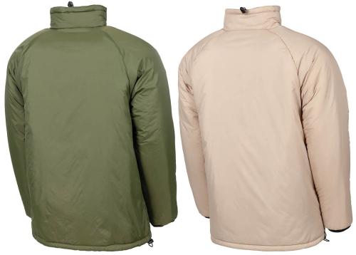 Brit. Thermojacke, wendbar, oliv/khaki, große Größen