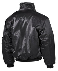 US CWU Pilotenjacke, schwarz, schwere Ausführung