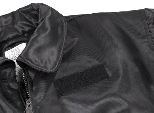 US CWU Pilotenjacke, schwarz, schwere Ausführung