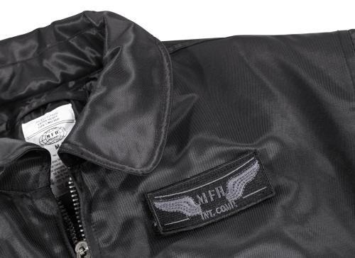 US CWU Pilotenjacke, schwarz, schwere Ausführung