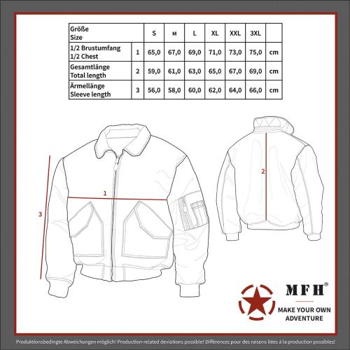 US CWU Pilotenjacke, oliv