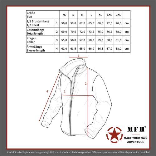 Fleece-Jacke, "Alpin", oliv