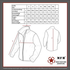 Fleece-Jacke, "Combat", M05 tarn
