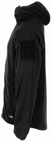 Fleece-Jacke, "ViperGrid", schwarz