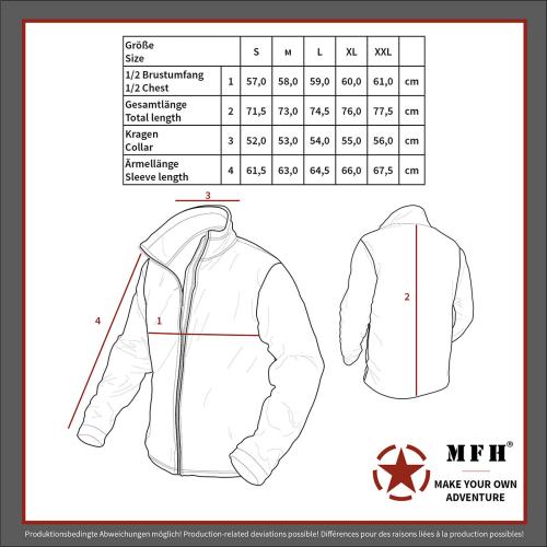 Fleece-Jacke, "Arber", oliv