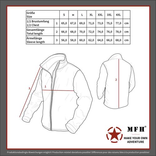 Blouson, "Security", blau