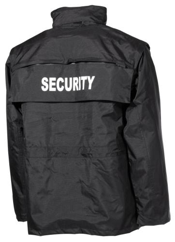 Jacke, "Security", schwarz, wasserdicht, antistatisch