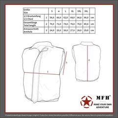 Softshell Weste, "Allround", schwarz