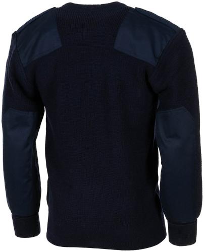 BW Pullover, mit Brusttasche, blau