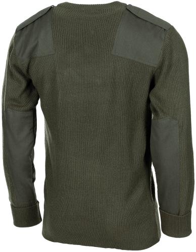 BW Pullover, mit Brusttasche, oliv