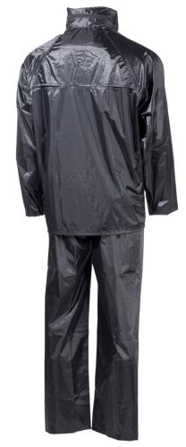 Regenanzug, 2-teilig, schwarz