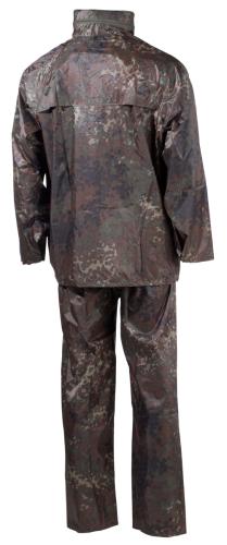 Regenanzug, 2-teilig, flecktarn