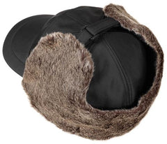 Winter Cap, "Trapper", schwarz