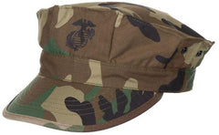 US Cap, "USMC", Rip Stop, woodland, Marine-Corps-Druck
