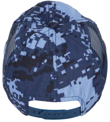 US Cap, digital blau, mit Netzeinsatz, größenverst.