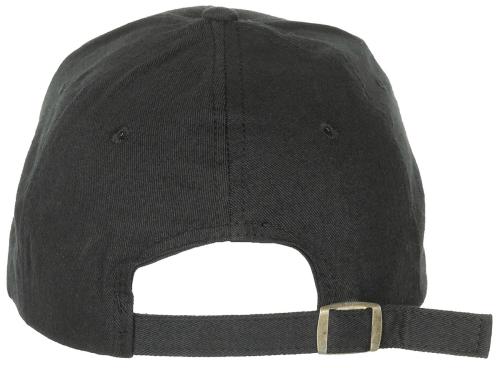 BB Cap, flach, schwarz, gebürstet
