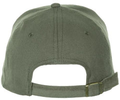 BB Cap, flach, oliv, gebürstet