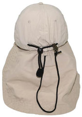 Cap, "Sahara", beige, langer Nackenschutz