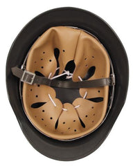 Stahlhelm WW II, oliv, mit Leder-Innenteil