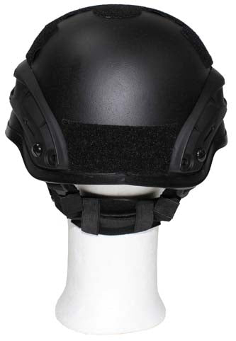US Helm, "MICH 2002", Rails, schwarz, ABS-Kunststoff