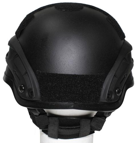 US Helm, "MICH 2002", Rails, schwarz, ABS-Kunststoff