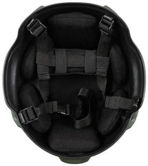 US Helm, "MICH 2002", Rails, oliv, ABS-Kunststoff
