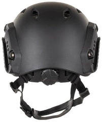 US Helm, FAST-Fallschirmjäger, schwarz, Rails, ABS-Kunststoff
