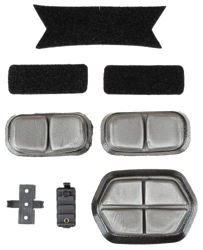 US Helm, FAST-Fallschirmjäger, schwarz, Rails, ABS-Kunststoff