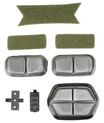 US Helm, FAST-Fallschirmjäger, oliv, Rails, ABS-Kunststoff