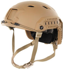 US Helm, FAST-Fallschirmjäger, coyote, Rails, ABS-Kunststoff