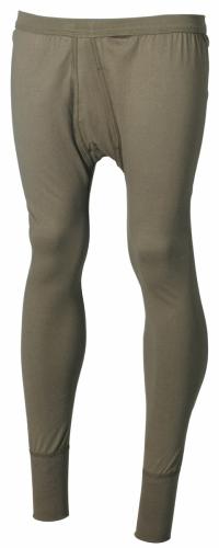 BW Unterhose, lang, oliv, große Größen