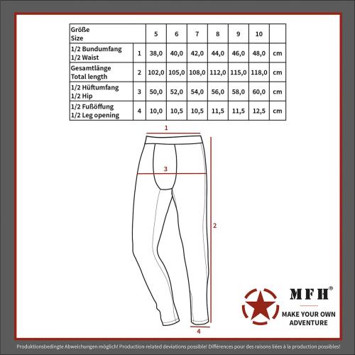 BW Plüschunterhose, oliv