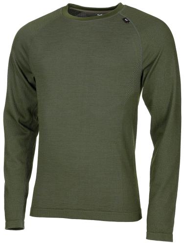Unterhemd, "Merino 50", oliv